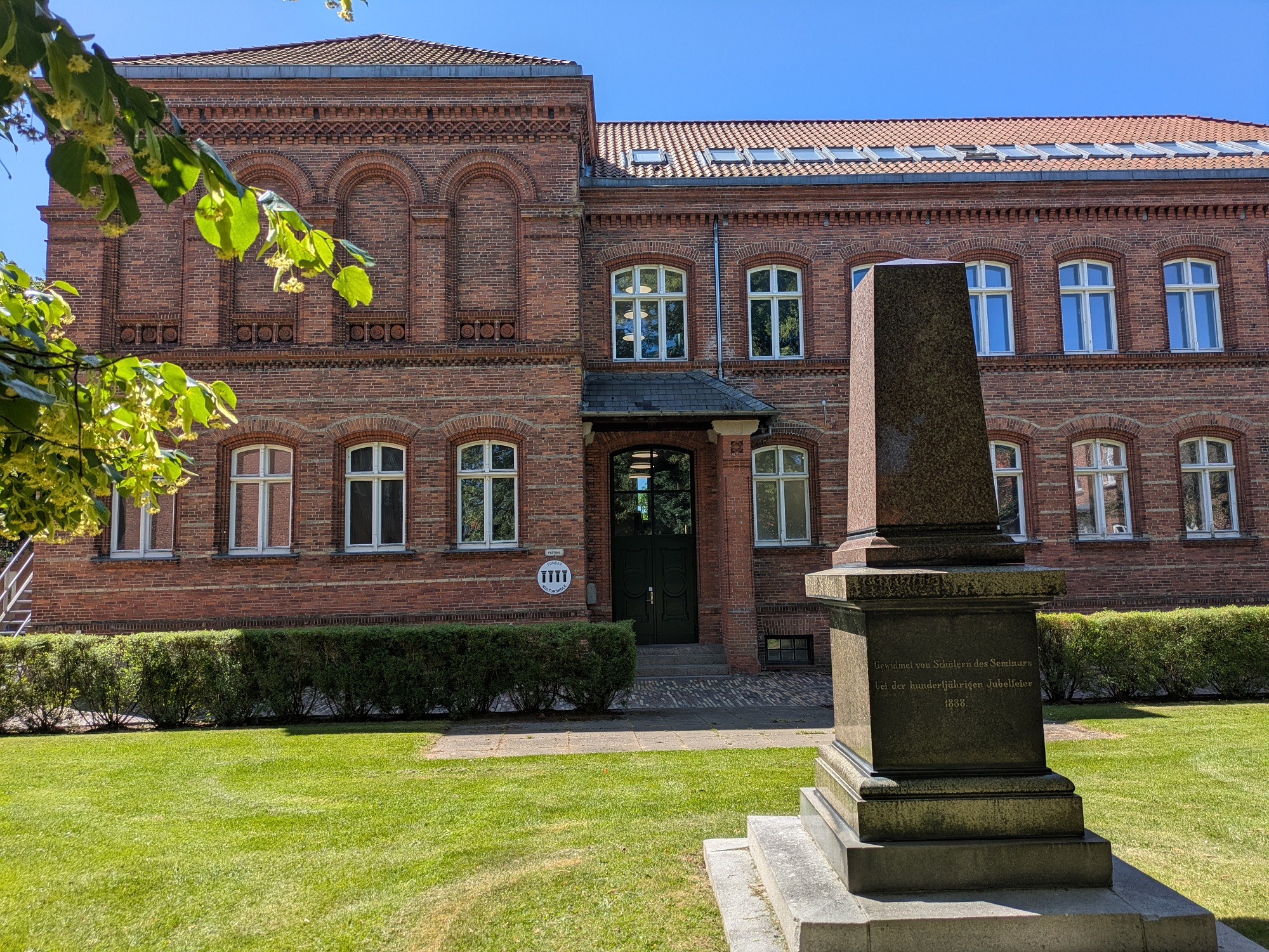 Foto af Kulturskolens hus i Tønder.